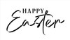 Happy Easter Cursive Script Stencil by StudioR12 | DIY Christian Spring Home Decor | Rustic Word Art | Craft & Paint Farmhouse Wood Signs | Reusable Mylar Template | Select Size