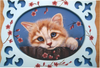 Kitten with Cherry Blossoms- E-Packet - Karen Hubbard