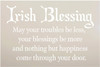 Irish Blessing Stencil by StudioR12 | DIY Country Cottage Farmhouse Home Decor | Spring St. Patrick's Day Word Art | Craft & Paint Wood Signs | Reusable Mylar Template | Select Size