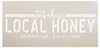Farmhouse Local Honey Stencil by StudioR12 | DIY Modern Country Kitchen & Home Decor | Unfiltered, Pure, Raw | Craft & Paint Wood Signs | Reusable Mylar Template | Select Size