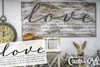 Love is Patient Jumbo 3-Part Stencil by StudioR12 | DIY Wedding & Faith Oversive Home Decor | Bible Verse | Craft & Paint | Extra Large