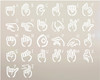 American Sign Language Alphabet Stencil by StudioR12 | DIY ASL Family Home Decor | Craft & Paint Wood Sign | Reusable Mylar Template | Finger Spell Hand Symbol Gift Select Size