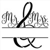 Mr & Mrs Stencil by StudioR12 | DIY Wedding Home Decor Gift | Personalize Add Your Name | Craft Paint Wood Sign | Reusable Mylar Template Select Size