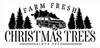 Farm Fresh Christmas Trees Since 1955 Stencil by StudioR12 | DIY Holiday Home Decor Gift | Craft & Paint Wood Sign Reusable Mylar Template Select Size (27 inches x 13 inches)