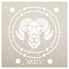 Aries Astrological Stencil by StudioR12 | DIY Star Sign Zodiac Bedroom & Home Decor | Craft & Paint Celestial Wood Signs | Select Size