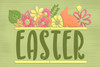 Floral Easter Stencil with Bunny by StudioR12 | Spring Flower Word Art | DIY Farmhouse Home Decor | Paint Wood Signs | Select Size