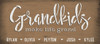 Personalized Grandkids Make Life Grand Stencil by StudioR12 | Custom Grandchild Names | DIY Grandparents Home Decor | Select Size