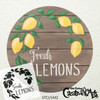 Fresh Lemons Stencil by StudioR12 | Farmhouse Lemon Tree Branch | DIY Spring Home & Kitchen Decor | Paint Wood Signs | Select Size