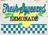 Fresh Squeezed Lemonade 2 Part Stencil with Buffalo Plaid by StudioR12 | DIY Lemon Kitchen Decor | Paint Wood Signs | Select Size