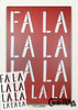 FA La La Stencil by StudioR12 | Deck The Halls | DIY Christmas Holiday Home Decor | Craft & Paint Wood Sign | Reusable Mylar Template | Select Size