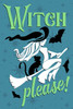 Witch Please Stencil by StudioR12 | Bat - Broomstick - Cat | Craft DIY Halloween Home Decor | Paint Wood Sign | Reusable Mylar Template | Select Size