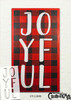 Joyful Stacked Letter Stencil by StudioR12 | DIY Simple Christmas Decor | Craft & Paint Farmhouse Holiday Wood Signs | Select Size