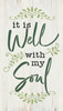 It is Well with My Soul Stencil by StudioR12 | DIY Gospel Hymn Home Decor | Craft & Paint Song Quote Wood Sign | Reusable Mylar Template | Select Size