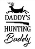 Personalized Hunting Buddy Stencil with Deer by StudioR12 | DIY Country Cabin Home Decor | Craft & Paint Wood Signs | Select Size