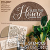 Star & Swirl Paisley Stencil by StudioR12 | Craft DIY Backsplash Home Decor | Paint Pattern Wood Sign | Reusable Mylar Template | Select Size