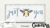 Just Bee You Stencil by StudioR12 | Craft DIY Spring Home Decor | Paint Inspirational Wood Sign | Reusable Mylar Template | Select Size