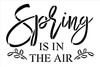 Spring is in The Air Stencil by StudioR12 | Craft DIY Spring Home Decor | Paint Seasonal Wood Sign | Reusable Mylar Template | Select Size