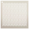 Herringbone Stencil by StudioR12 | Reusable Knit Pattern Template | Crafting & Painting | DIY Mixed Media & Multimedia Decor | Size 6" x 6"