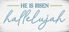 He is Risen Hallelujah Stencil by StudioR12 | Craft DIY Spring Home Decor | Paint Easter Wood Sign | Reusable Mylar Template | Select Size