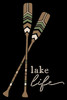 Lake Life with Oars Stencil by StudioR12 | Craft DIY Summer Home Decor | Paint Outdoors Wood Sign | Reusable Template | Select Size