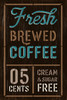 Fresh Brewed Coffee Stencil by StudioR12 | Craft DIY Kitchen & Coffee Bar Home Decor | Paint Wood Sign | Reusable Mylar Template | Select Size