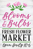 Blooms & Bulbs Fresh Flower Market Stencil by StudioR12 | Summer, Farmer's Market | Craft DIY Garden & Patio Decor | Painting Ideas | Select Size