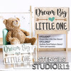 Dream Big Little One Stencil by StudioR12 | Heart & Arrows | DIY Baby Shower, Kids Room, & Nursery Decor | Painting Wood & Canvas Signs | Select Size