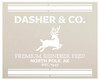 Dasher & Co. Reindeer Feed Stencil with Stripes by StudioR12 - Select Size - USA Made - Craft DIY Christmas Home Decor | Paint Winter Wood Sign