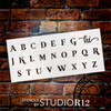 Alphabet Hi Stencil by StudioR12 - Select Size - USA Made - Craft DIY Classroom & Home Decor | Paint Wood Sign for Teachers | Back to School | Reusable Mylar Template