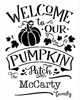 Personalized Pumpkin Patch Stencil by StudioR12 - Select Size - USA Made - Craft DIY Fall Autumn Home Decor | Paint Custom Wood Sign | Reusable Mylar Template