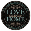 Personalized Love Leads You Home Stencil by StudioR12 - Select Size - USA Made - Craft DIY Farmhouse Home Decor | Paint Custom Wood Sign for Living Room | Reusable Mylar Template