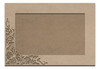 Single Corner Butterfly Garden Rectangle Frame - MDF Surface &  Embellished Overlay - DIY Ready to Paint Wood - Select Size - WDSF1365