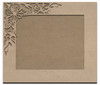 Single Corner Butterfly Garden Rectangle Frame - MDF Surface &  Embellished Overlay - DIY Ready to Paint Wood - Select Size - WDSF1365