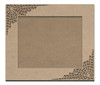 Corner Spiderweb Rectangle Frame - MDF Surface &  Embellished Overlay - DIY Ready to Paint Unfinished Wood - Select Size - WDSF1369