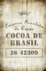 Burlap-Brazil Cocoa Collage Paper - 10 1/2" X 16"