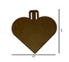 Wood Ornament - Large Heart