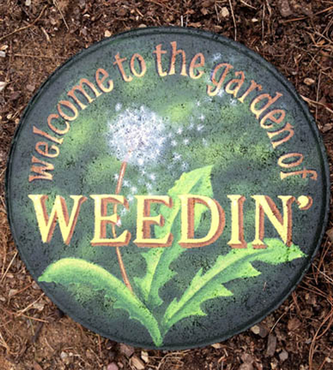 Garden Of Weedin' Stepping Stone Pattern Packet - Patricia Rawlinson