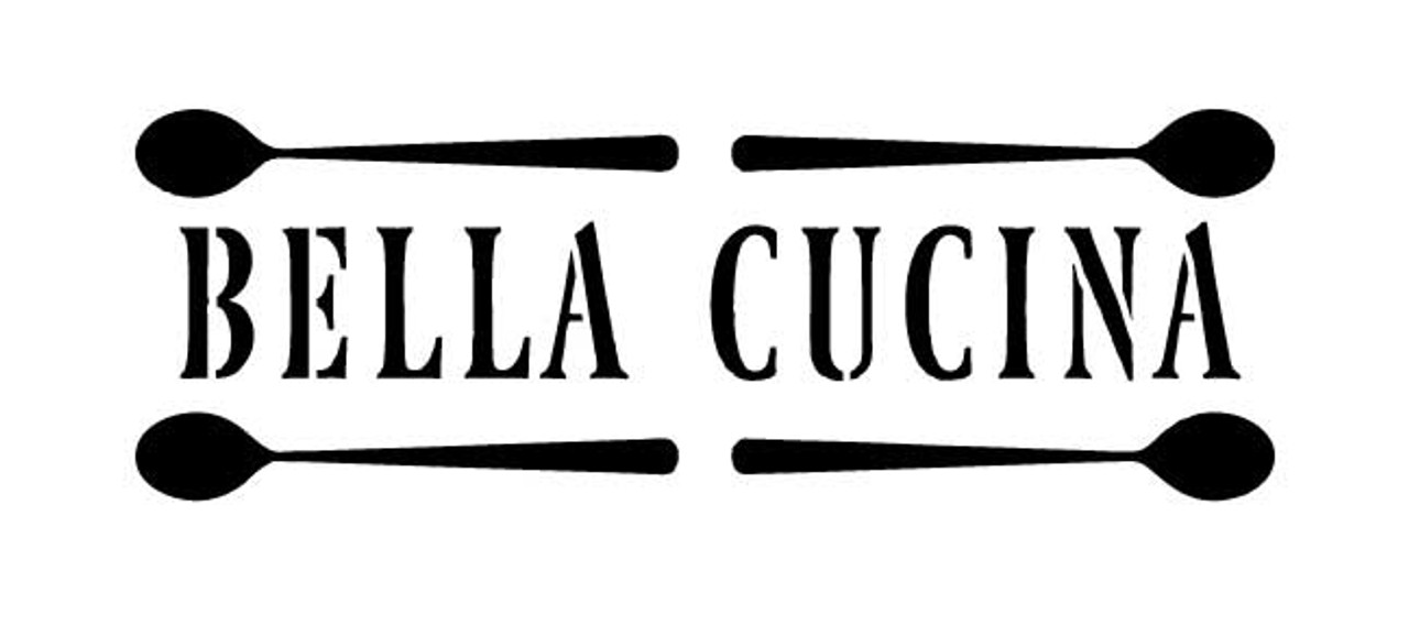 Word Stencil - Bella Cucina - Classic Embellished