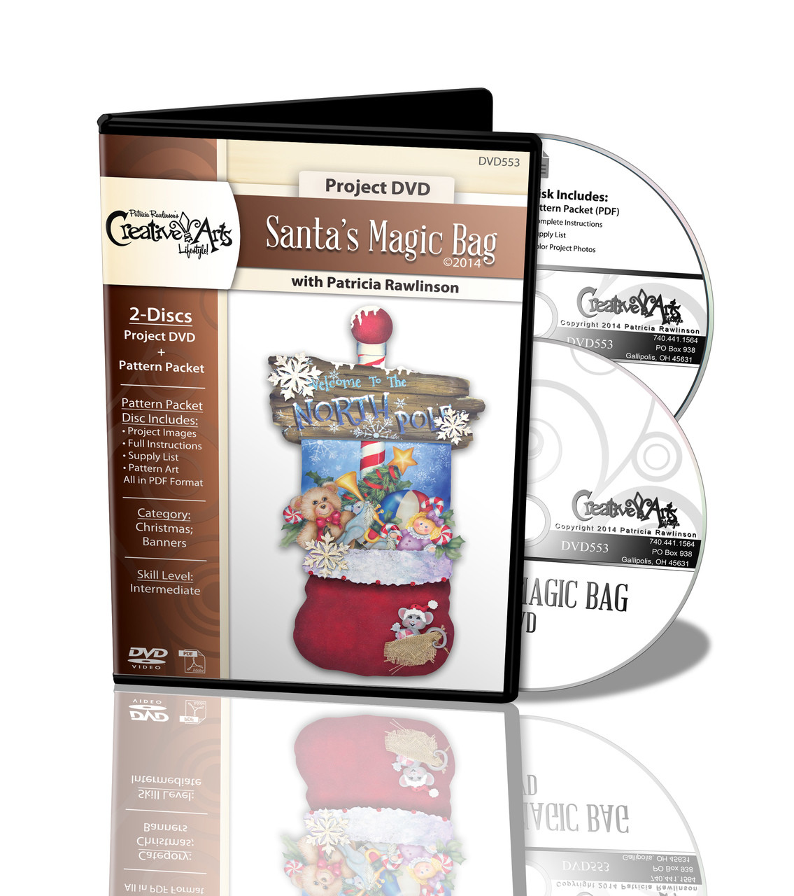 Santa's Magic Bag DVD & Pattern Packet - Patricia Rawlinson