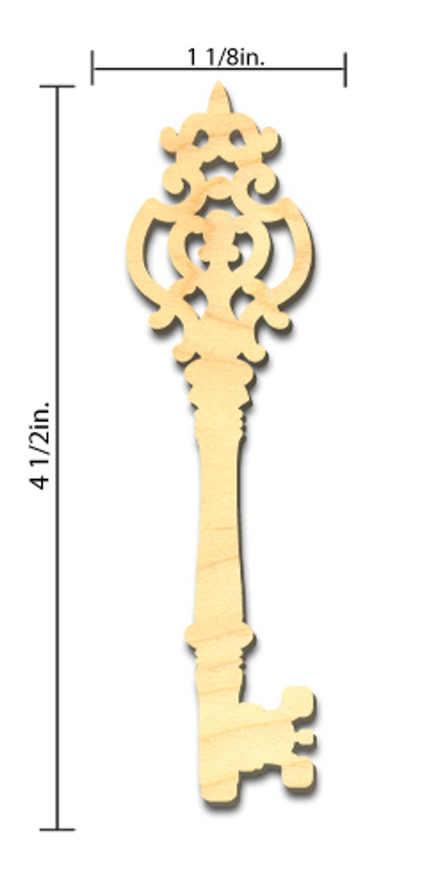 Buckingham Key Embellishment - 4 1/2"