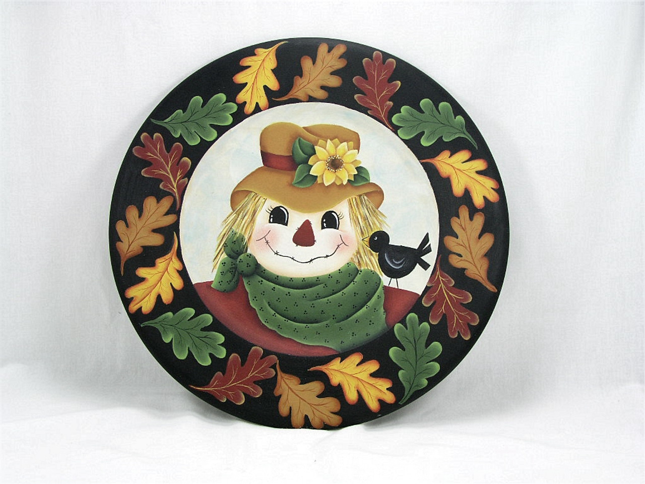 Fall Scarecrow Plate - E-Packet - Jeanne Bobish