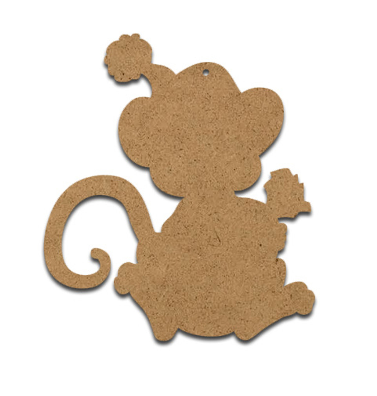 Wood Ornament - Christmas Mouse