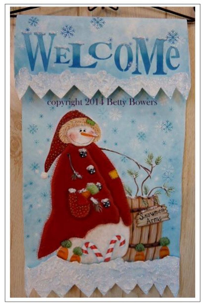 Welcome Snow Banner - Betty Bowers