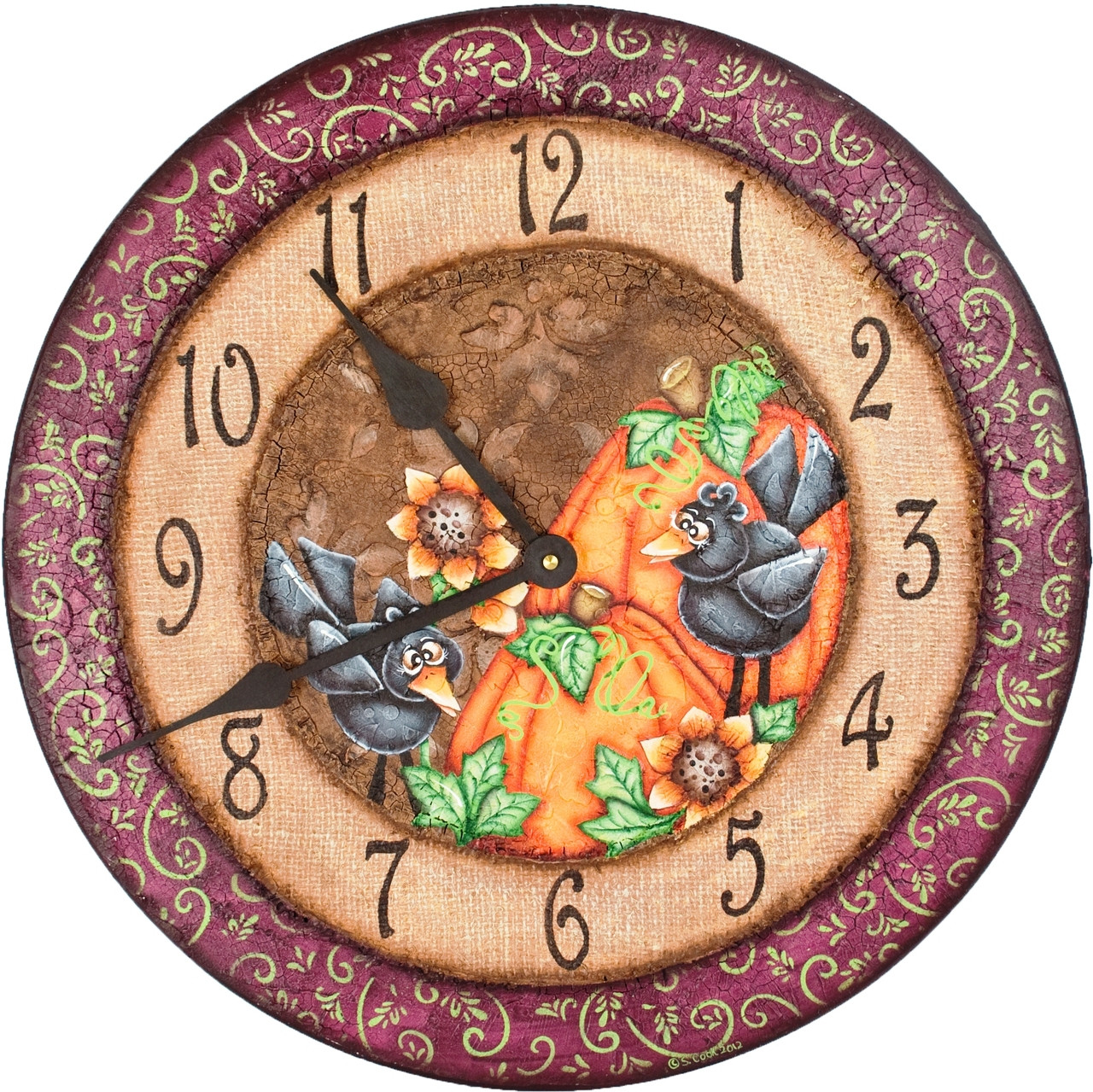 Fabulous Fall Clock - E-Packet - Sharon Cook