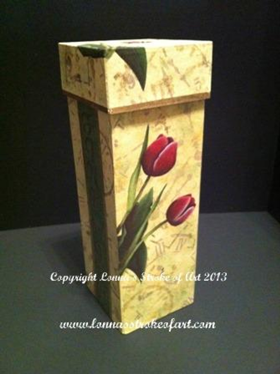 Tulips Wine Box - E-Packet - Lonna Lamb