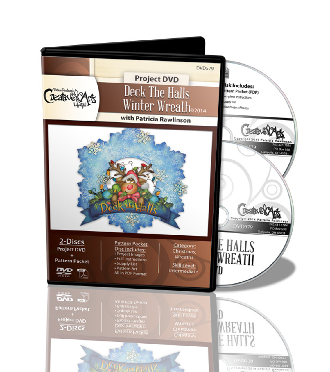 Deck the Halls Winter Wreath DVD + Pattern Packet