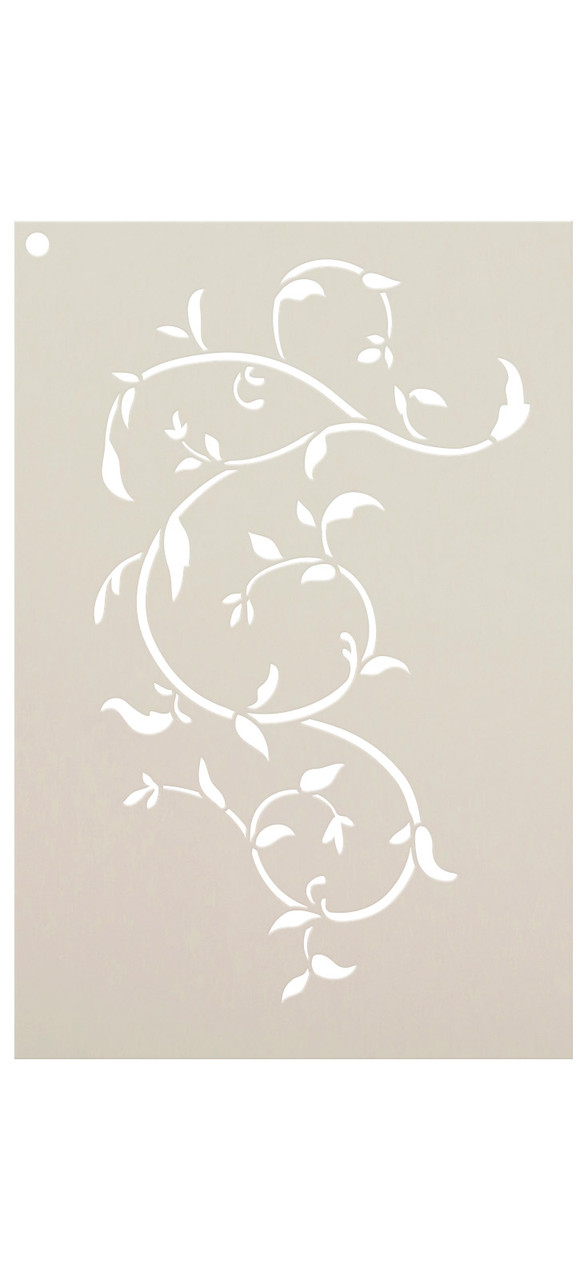 Delicate Vines Stencil -  12.5" x 19"