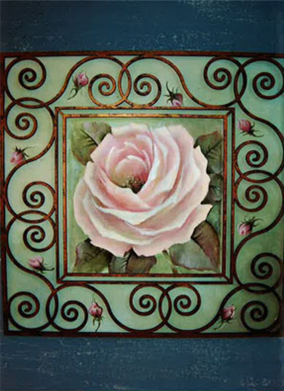 Scroll Framed Rose E-Packet - Beth Wagner