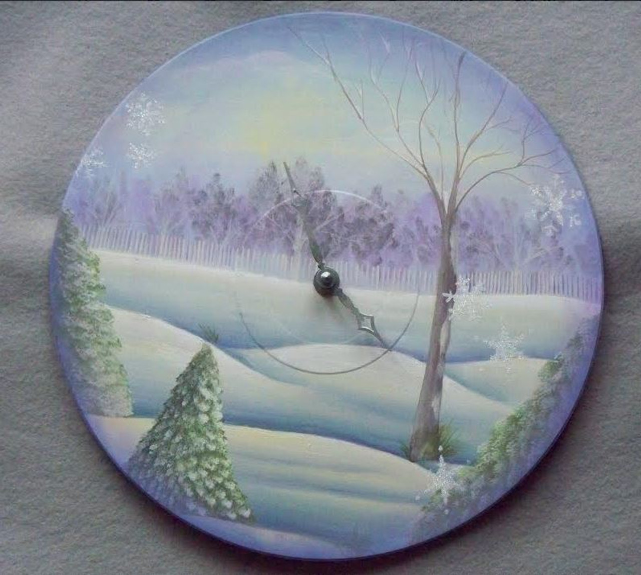 Winter Wonderland Clock - E-Packet - Barbara Franzreb-Bunsey