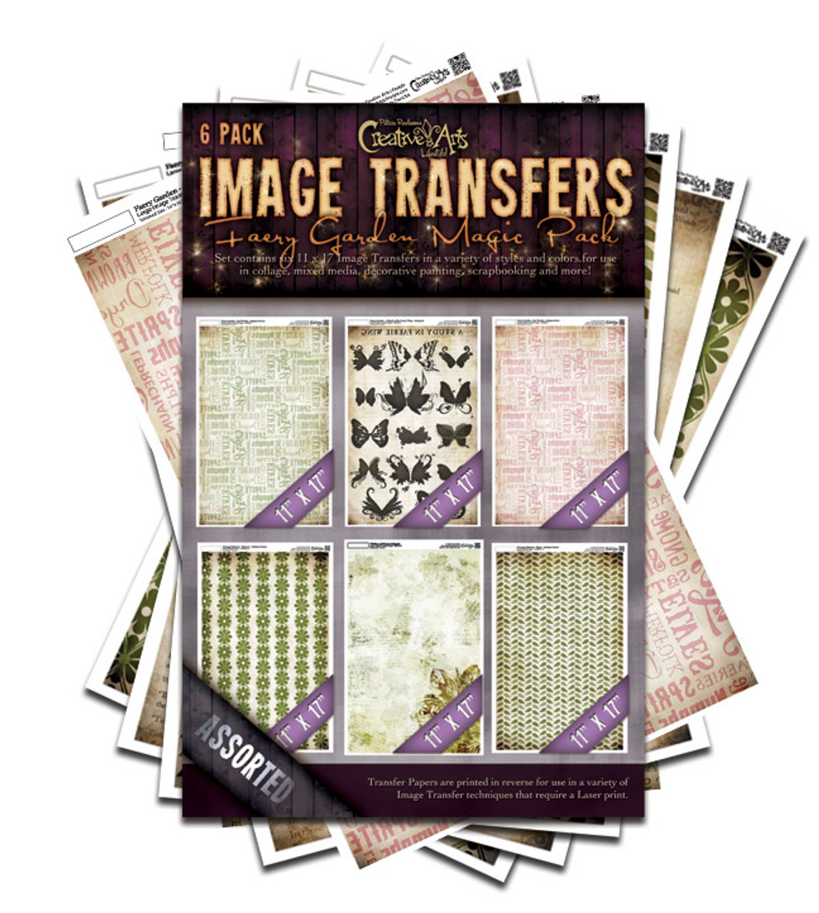 Faery Garden Image Transfer Magic Pack